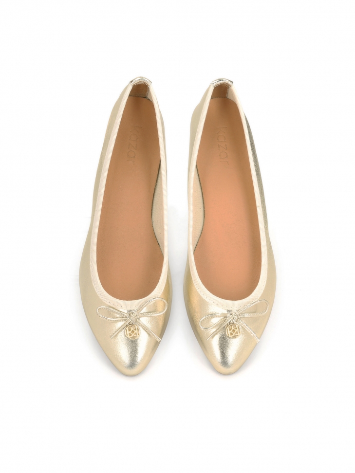 Ballerine dorate da donna DENISE