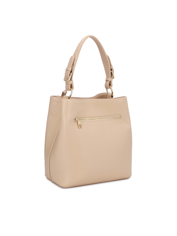 Elegante borsa a mano e a tracolla in pelle VICTORIA