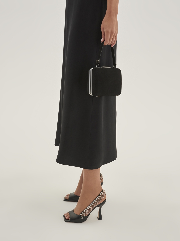 Pochette nera da donna ISET