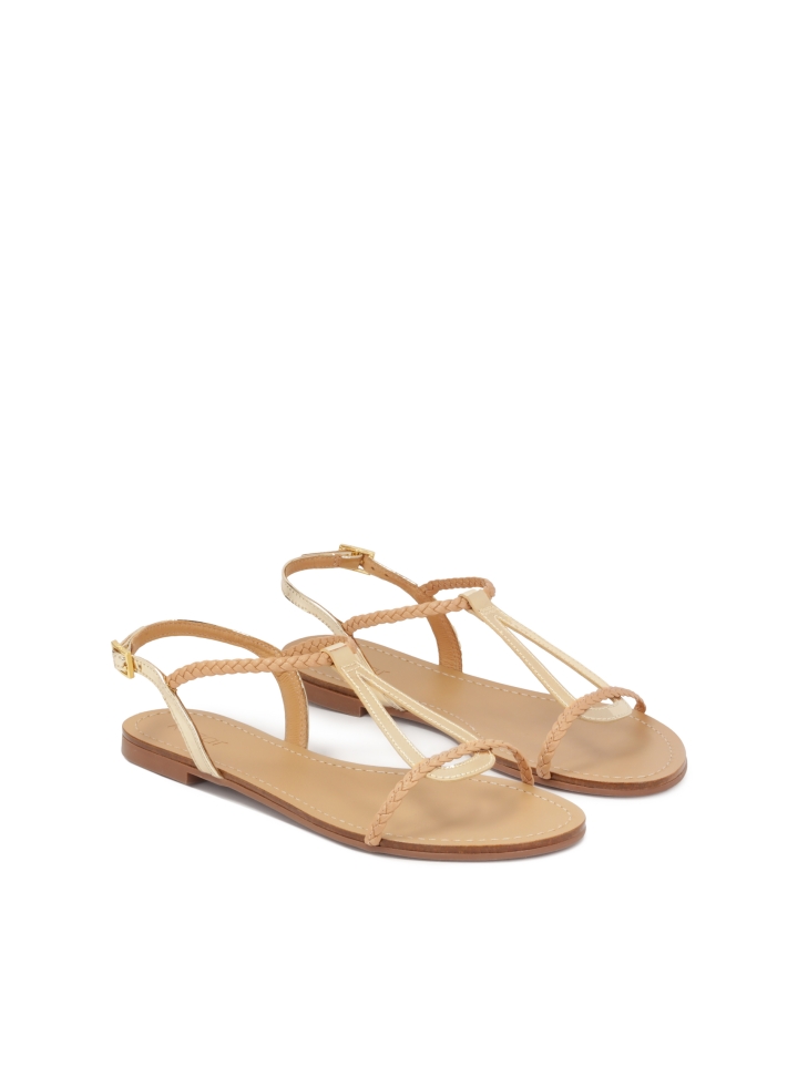 Sandali dorati da donna CITRINE