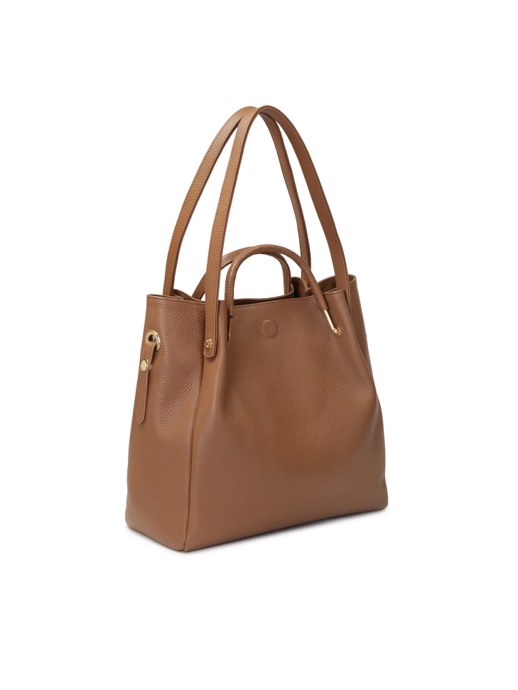 Grande borsa marrone con manici originali  ALEXANDRIA