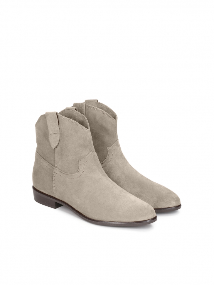 Stivali beige da donna SIMONETTA