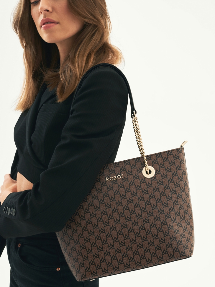 Borsa marrone da donna JASMINE