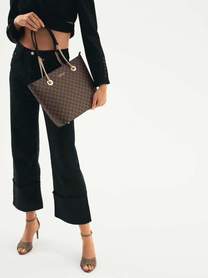 Borsa marrone da donna JASMINE