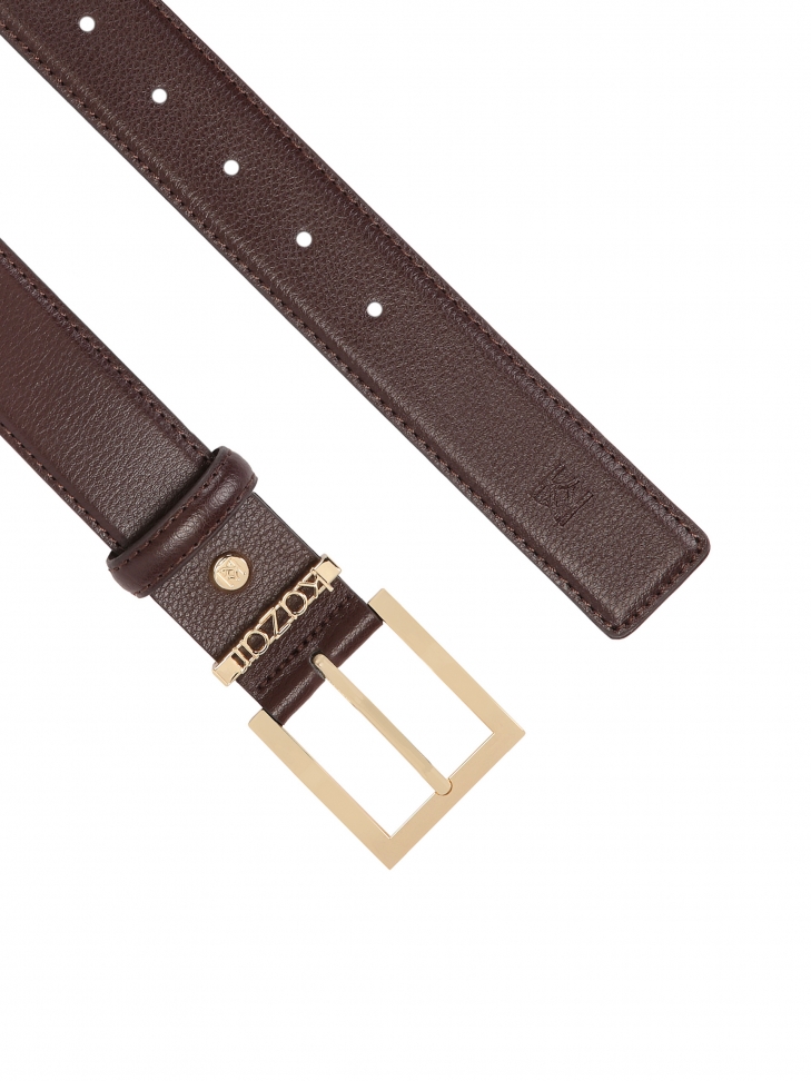 Cintura da donna in pelle di colore marrone  SABANA