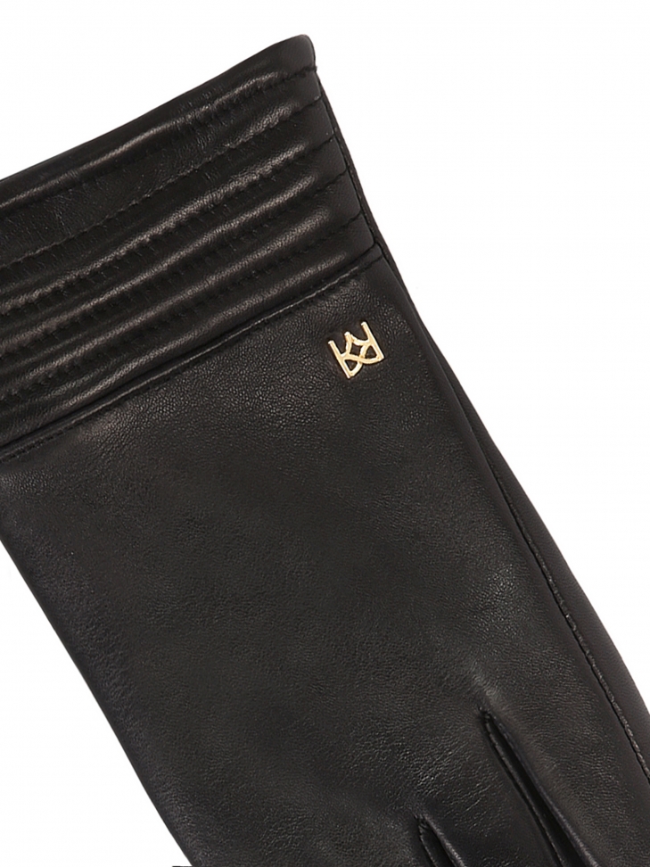 Guanti in pelle con cuciture trapuntate  BRAXTON