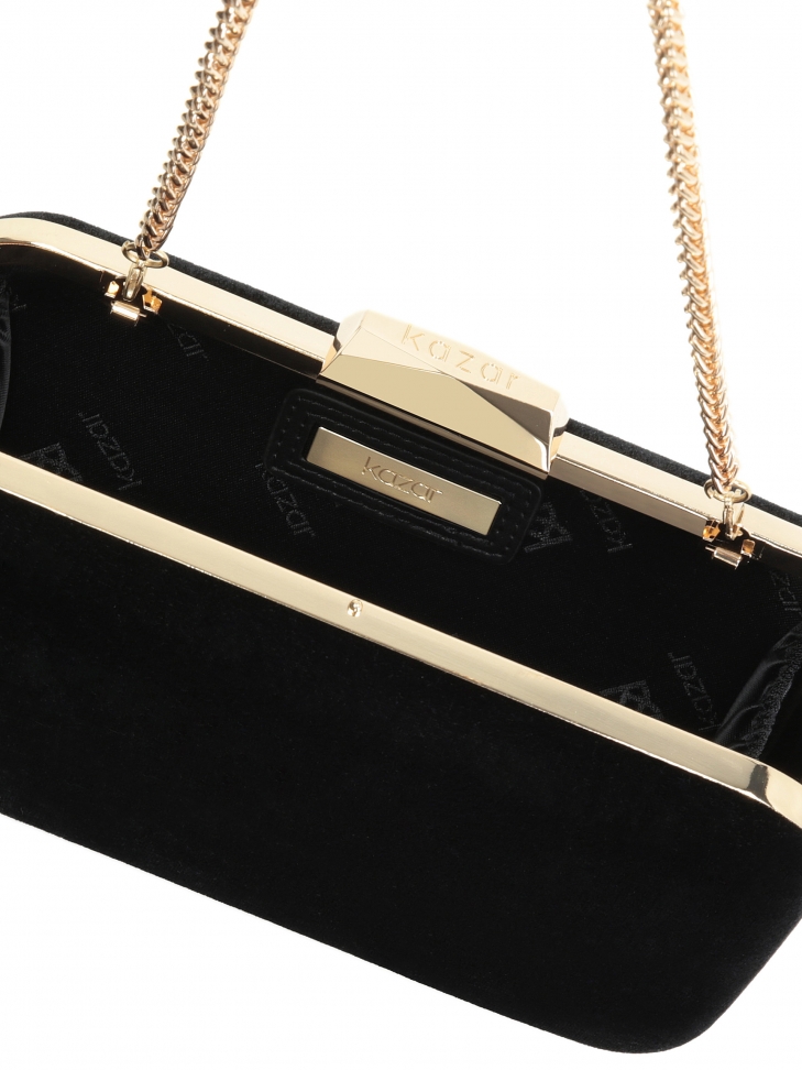 Pochette da sera con catena dorata LOUISE