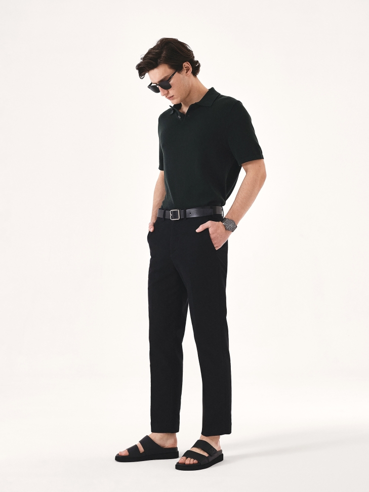 Cintura bifacciale nera da uomo HELDER