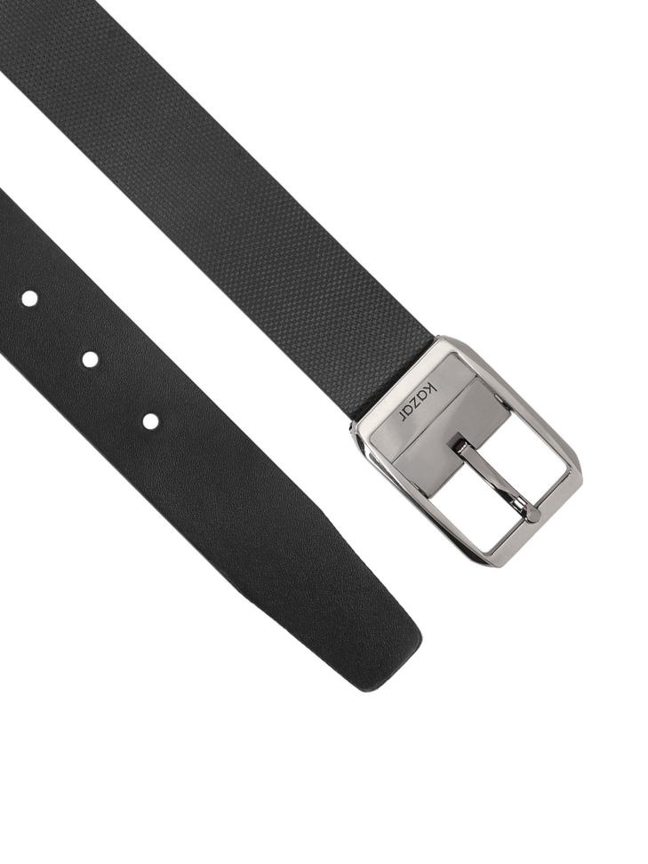 Cintura bifacciale nera da uomo HELDER