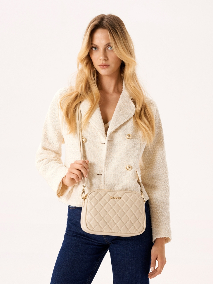 Borsa in pelle trapuntata con cintura RITA