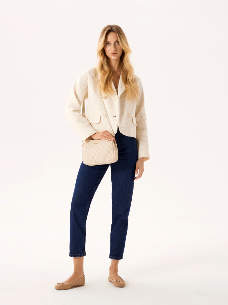 Borsa in pelle trapuntata con cintura RITA