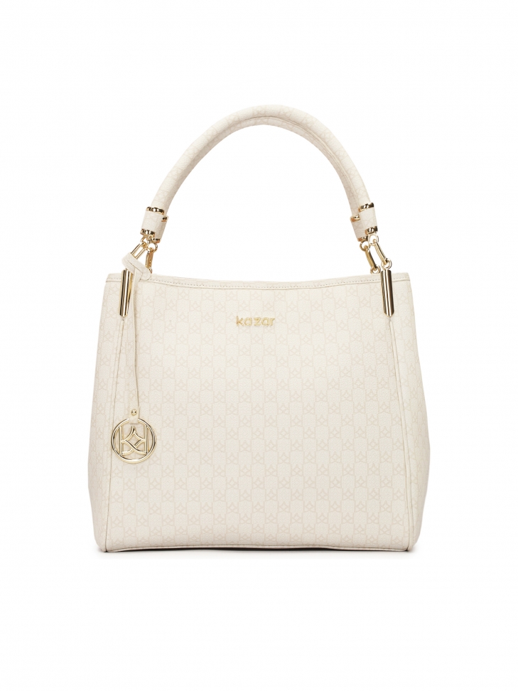 Grande borsa urbana a tracolla con portachiavi  JENNY