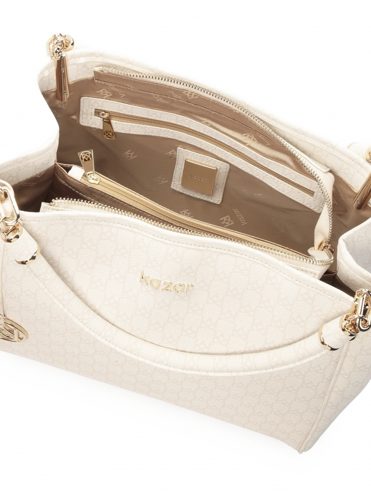 Grande borsa urbana a tracolla con portachiavi  JENNY