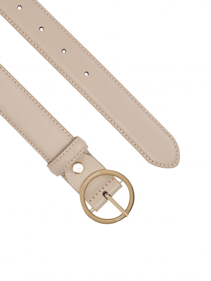 Cintura rosa chiaro con fibbia rotonda DORADO