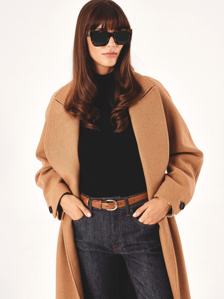 Cintura stretta classica in pelle liscia  KEYA