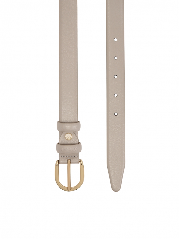 Cintura in pelle grigia KEYA