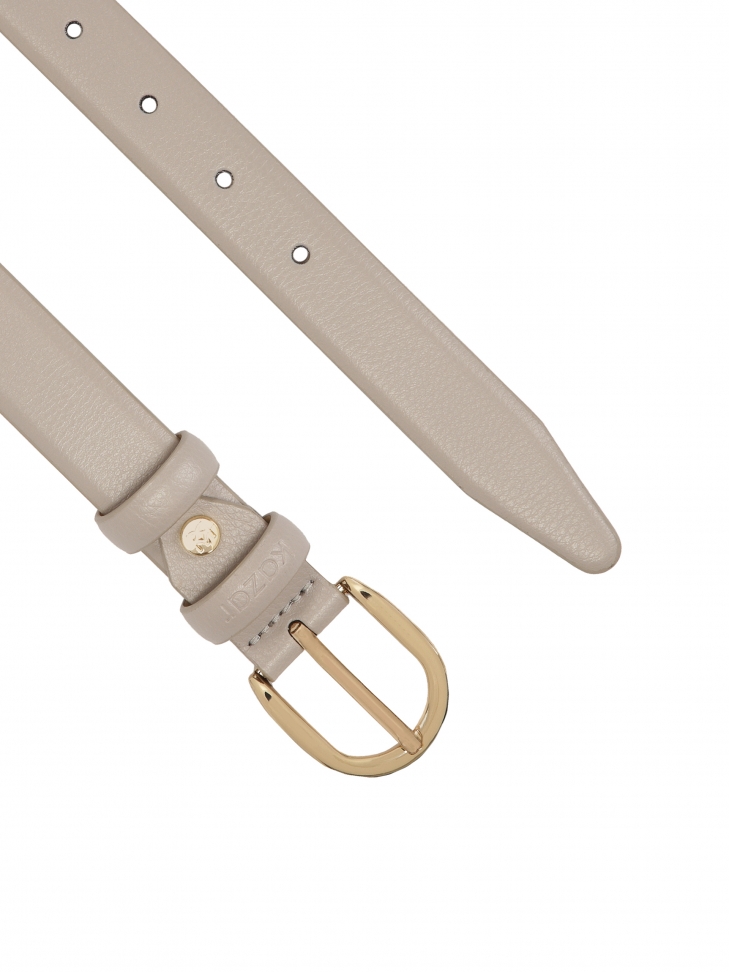 Cintura in pelle grigia KEYA