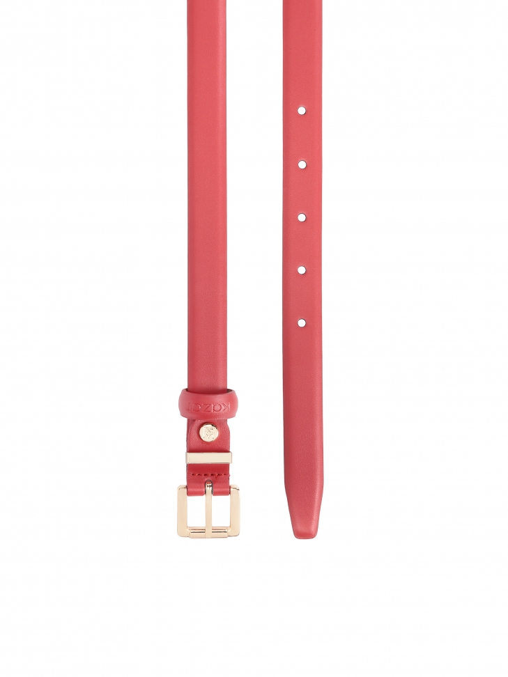 Cintura stretta rossa in stile minimalista JUANA