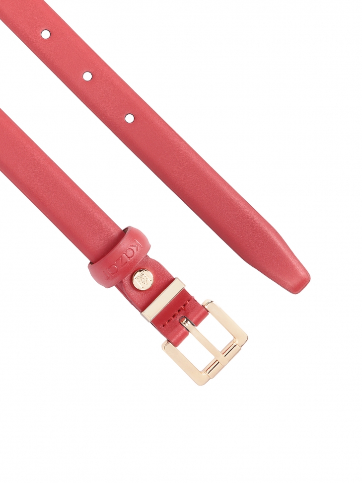 Cintura stretta rossa in stile minimalista JUANA