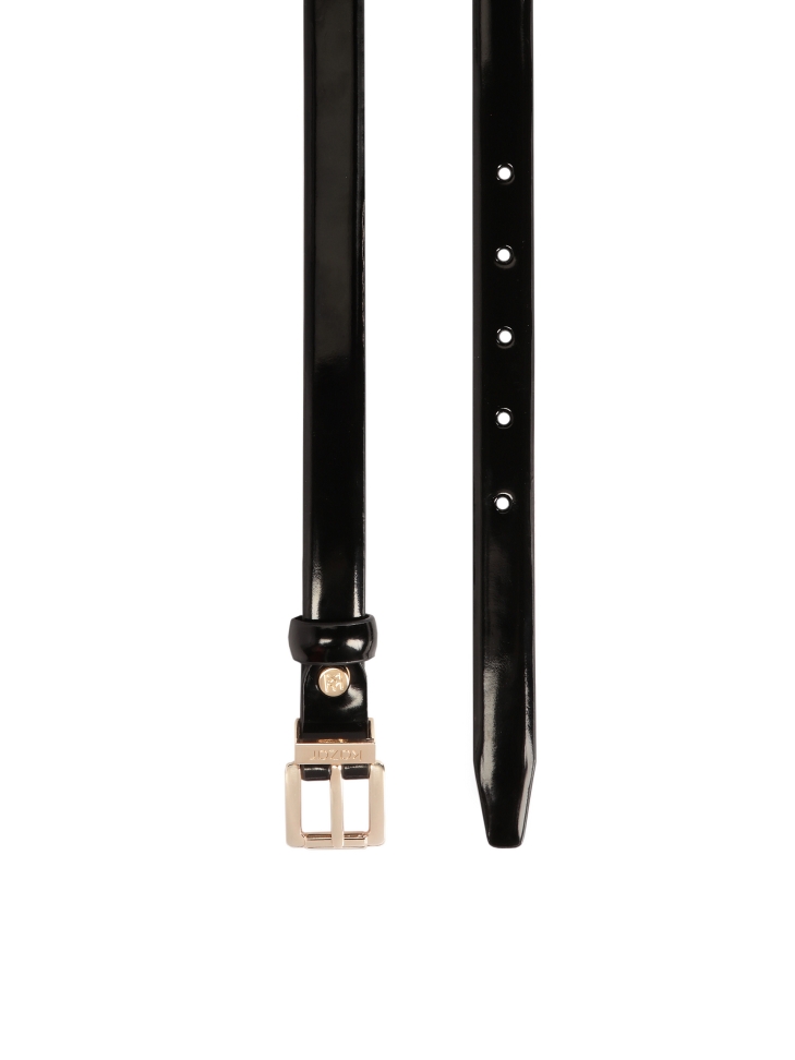 Cintura in vernice con fibbia dorata JUANA