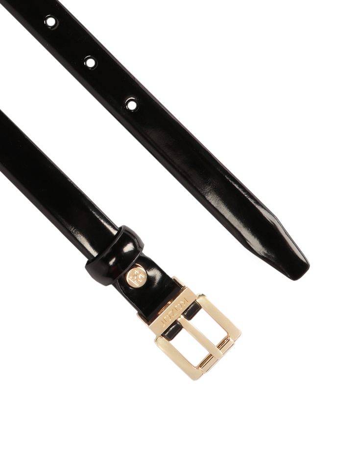 Cintura in vernice con fibbia dorata JUANA