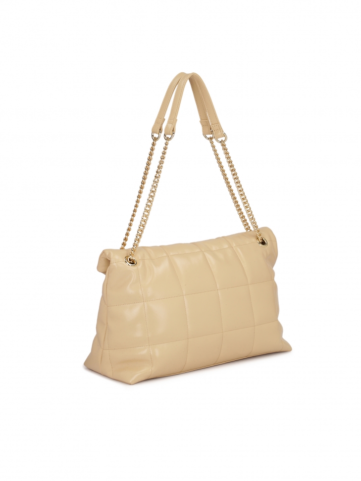 Borsa in pelle con motivo trapuntato DIVA