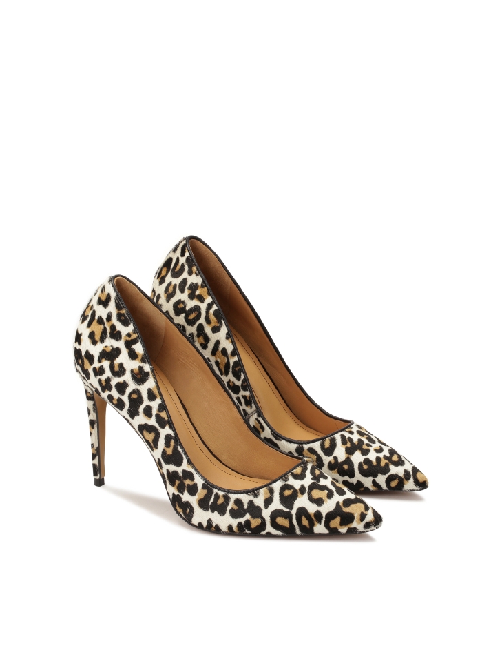 Décolleté con tacco a spillo a macchie di leopardo  NEW LUCIANA