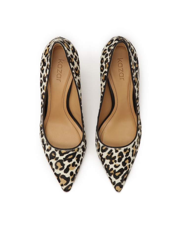 Décolleté con tacco a spillo a macchie di leopardo  NEW LUCIANA