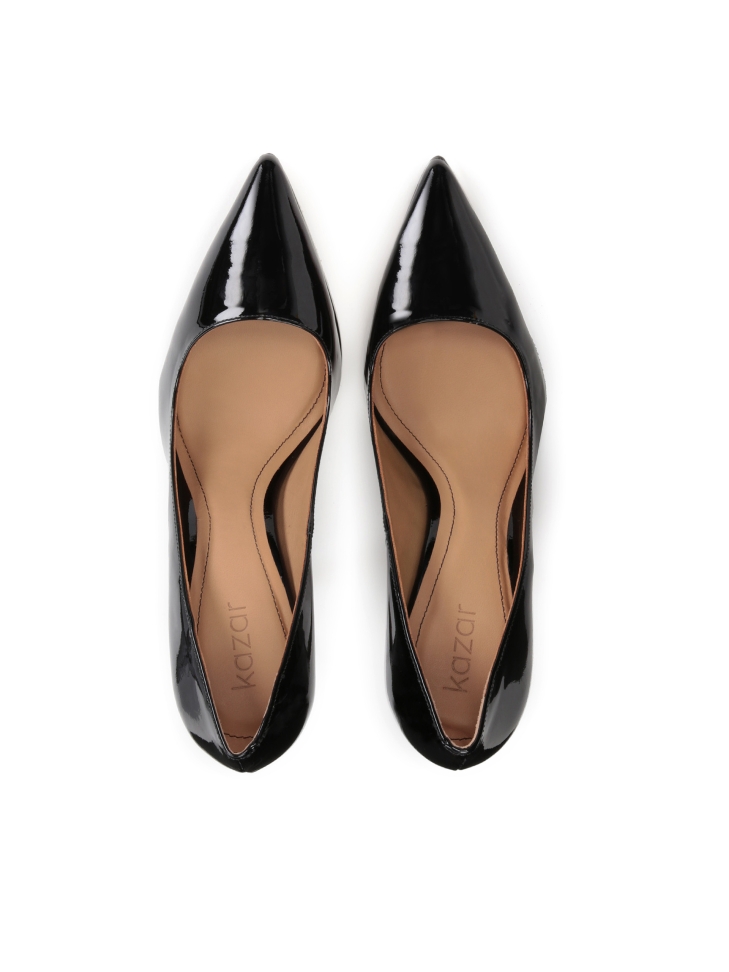 Intramontabili tacchi a spillo in vernice nera NEW BIANCA