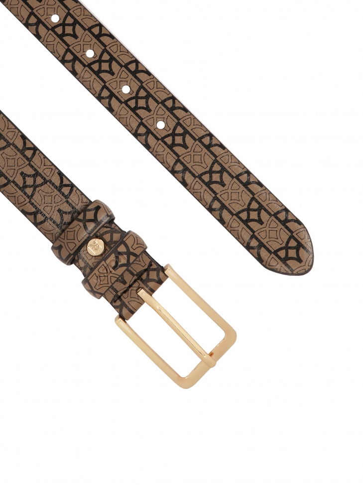 Cintura in pelle con monogramma KAZAR GLORY