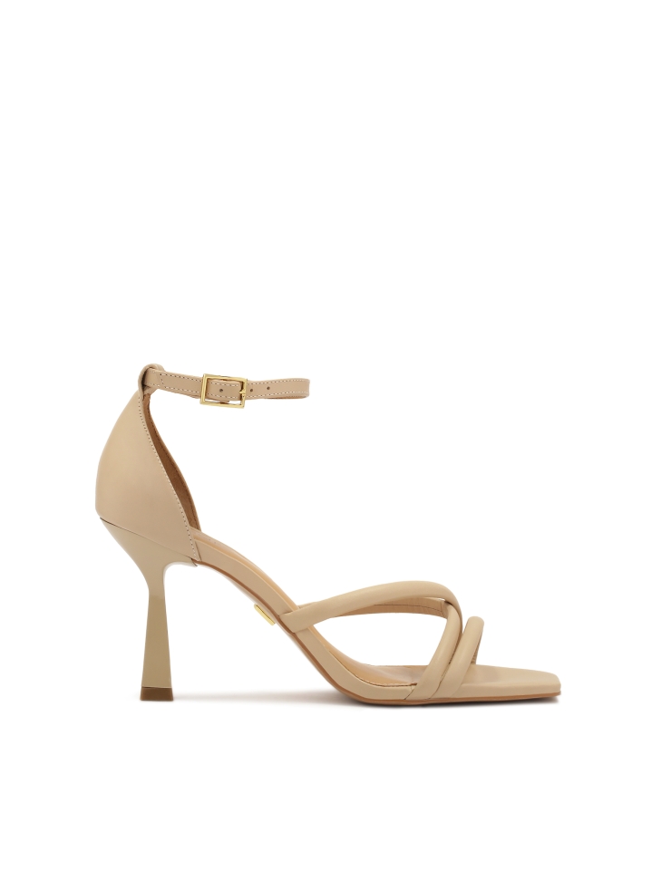 Sandali beige dallo stile minimalista CIRI