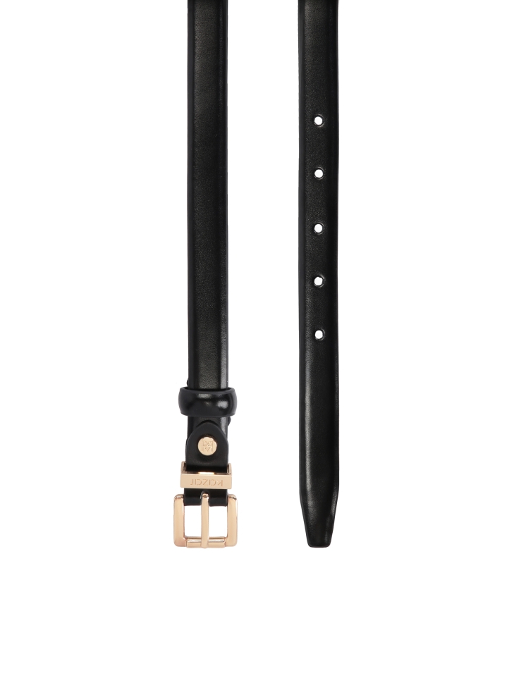 Cintura stretta da donna in pelle con fibbia quadrata SHERRY