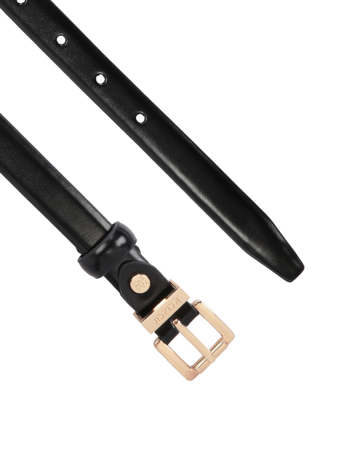 Cintura stretta da donna in pelle con fibbia quadrata SHERRY