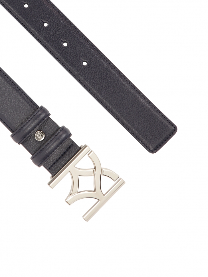 Cintura blu navy con fibbia decorativa MANUELA