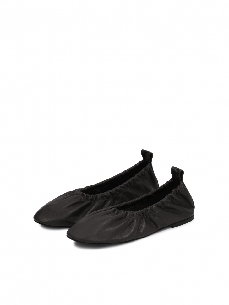 Ballerine nere da donna con elastico MAGALIE