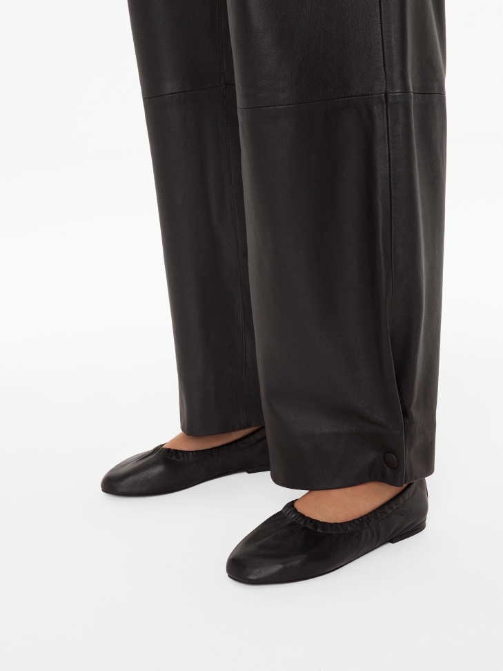 Ballerine nere da donna con elastico MAGALIE