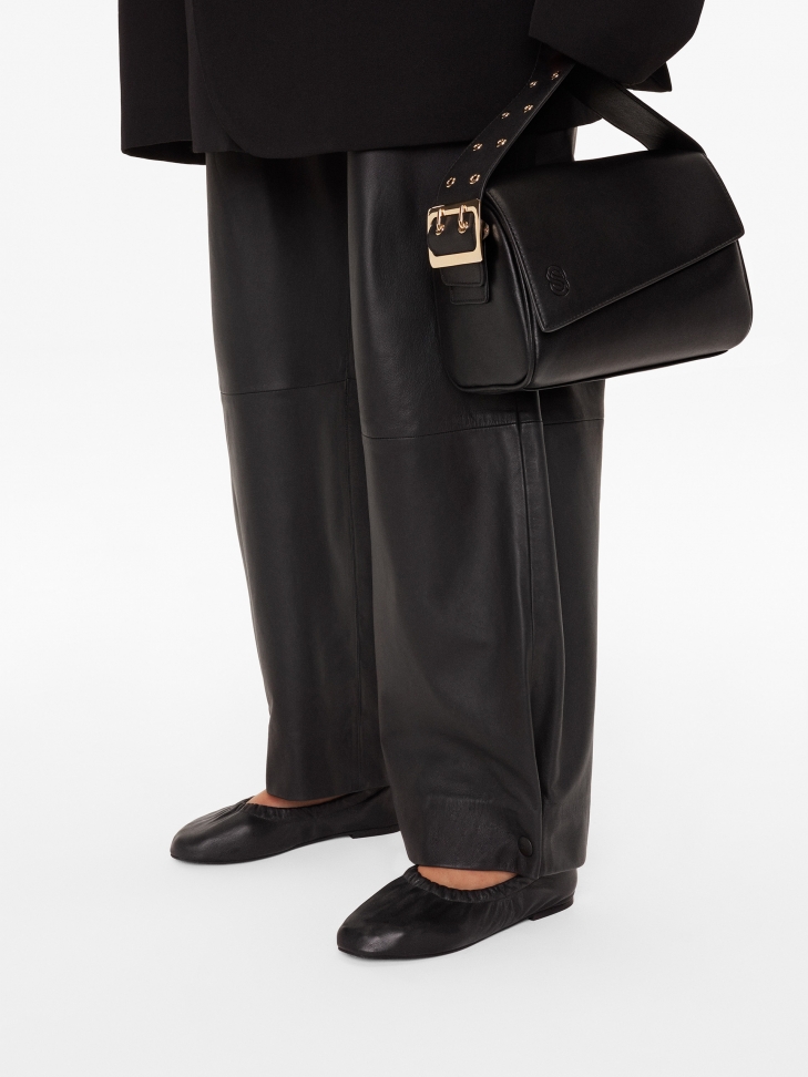 Ballerine nere da donna con elastico MAGALIE