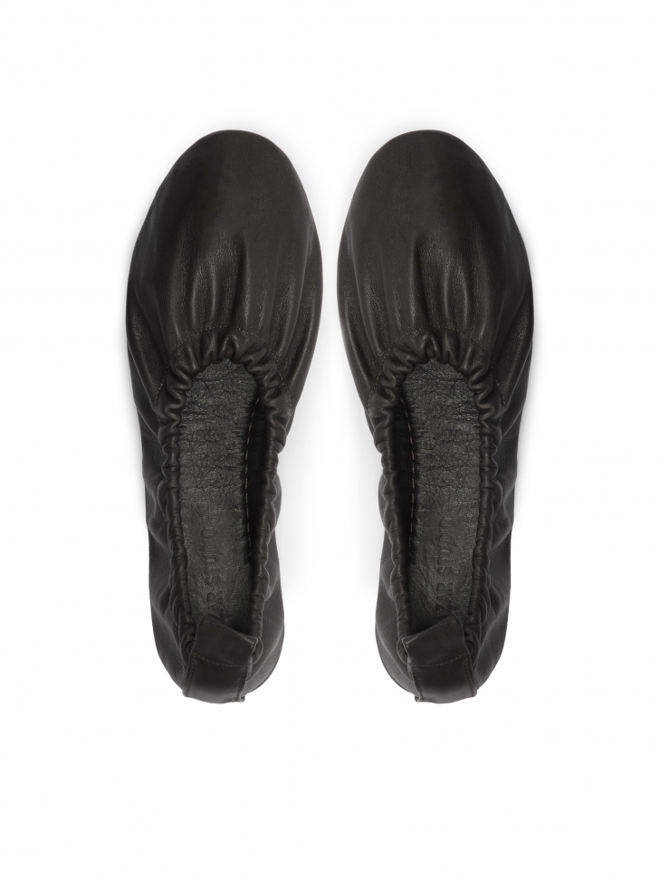 Ballerine nere da donna con elastico MAGALIE