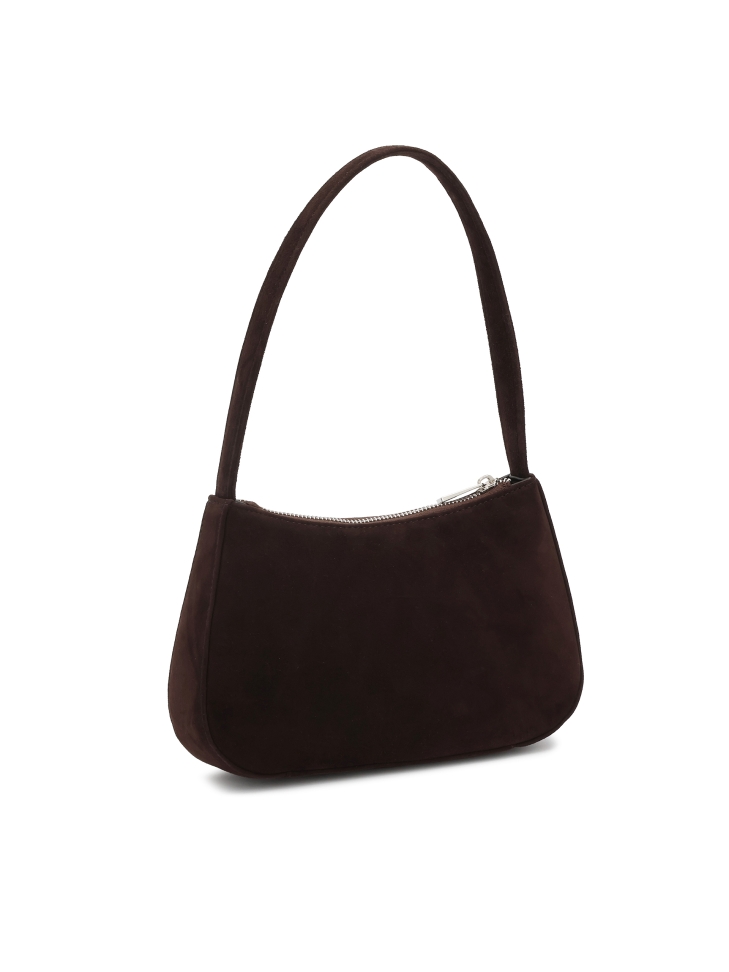 Borsa a tracolla baguette marrone TILDA MINI