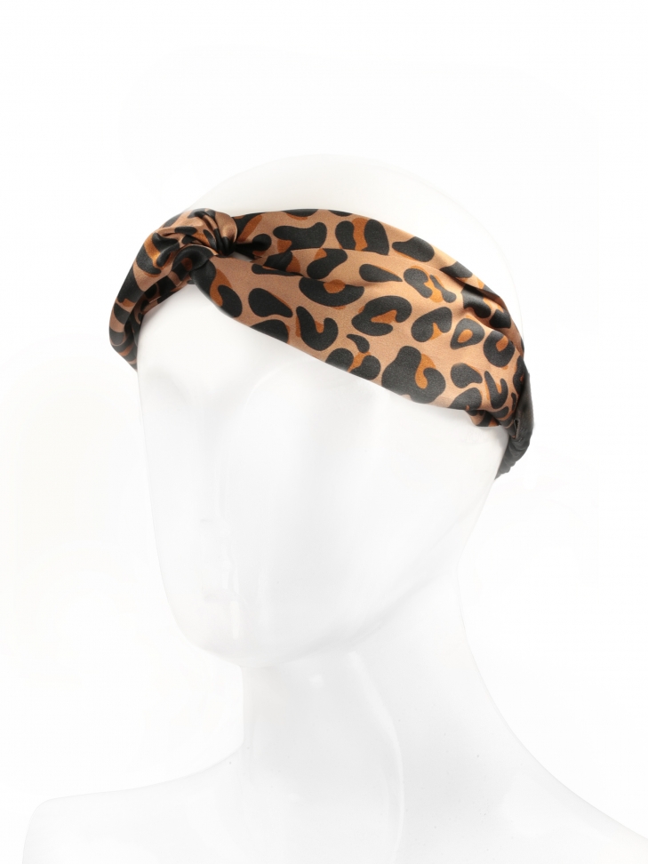 Fascia per capelli con stampa animalier GENEVA