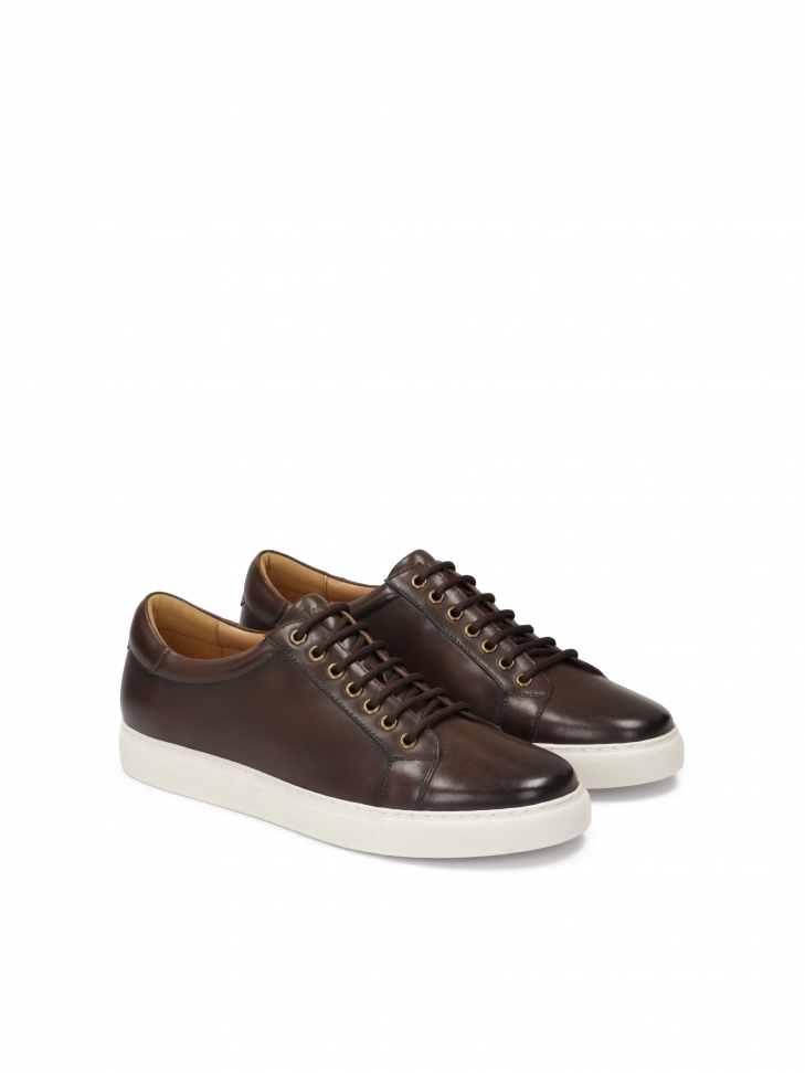 Sneakers in pelle marrone  TIGGUS