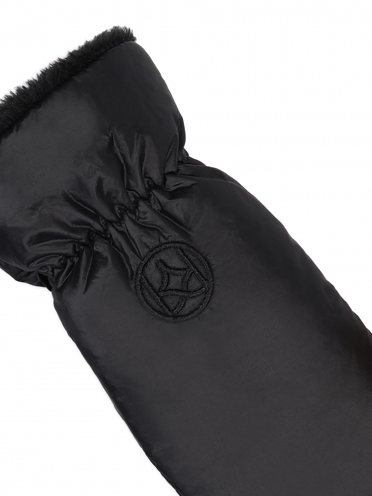 Calde muffole nere da donna BETHEL