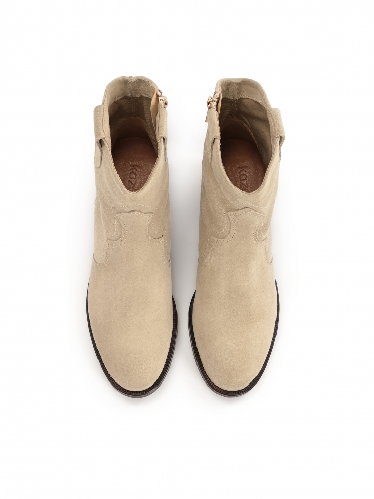 Intramontabili stivali da cowboy in pelle scamosciata INA