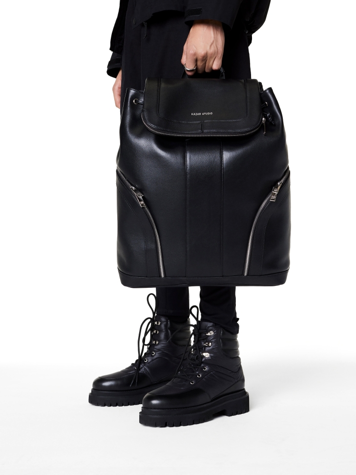 Zaino in pelle con scomparto per laptop BRYDEN