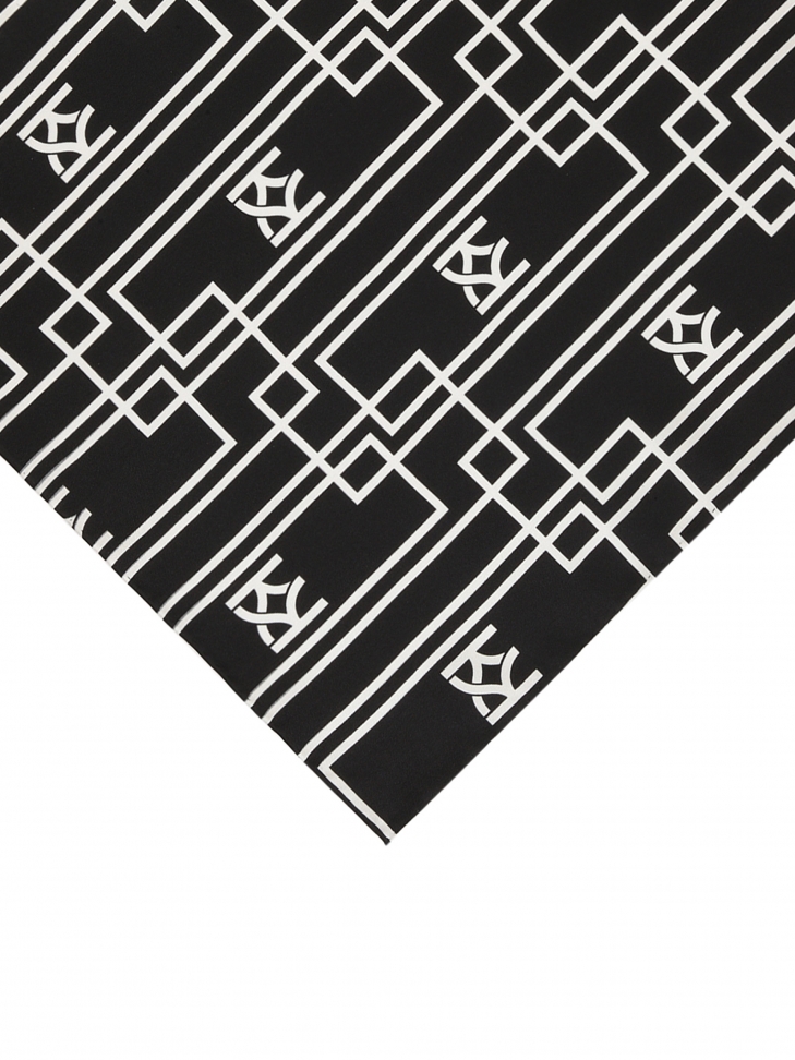 Elegante pochette da taschino in seta a fantasia DAUKAT