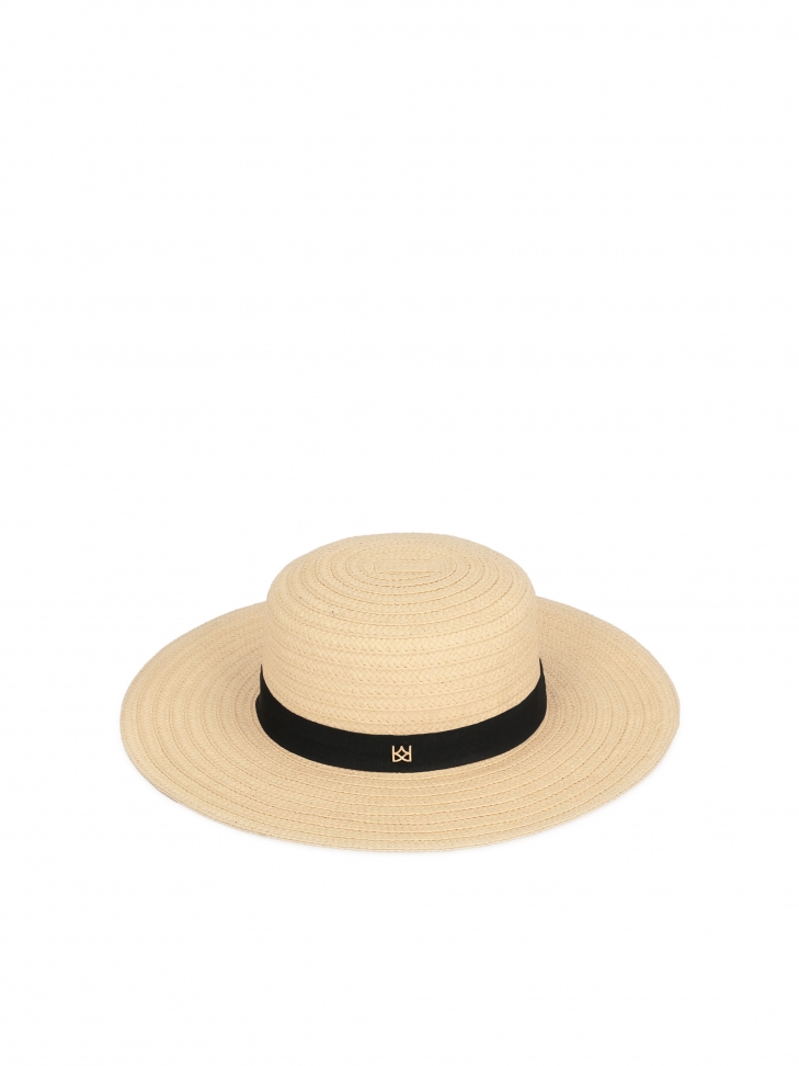 Cappello di paglia con nastro OCEANA