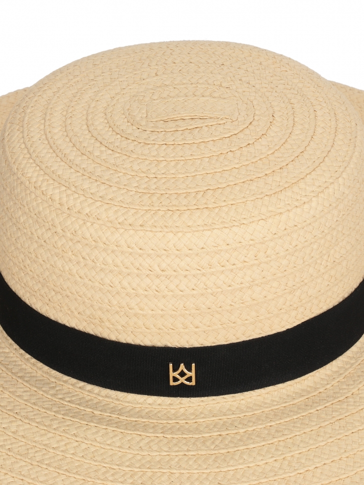 Cappello di paglia con nastro OCEANA