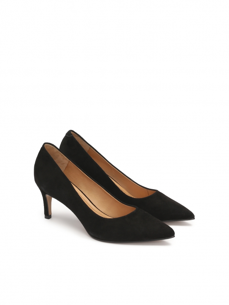 Décolleté minimal in pelle scamosciata ROSIE