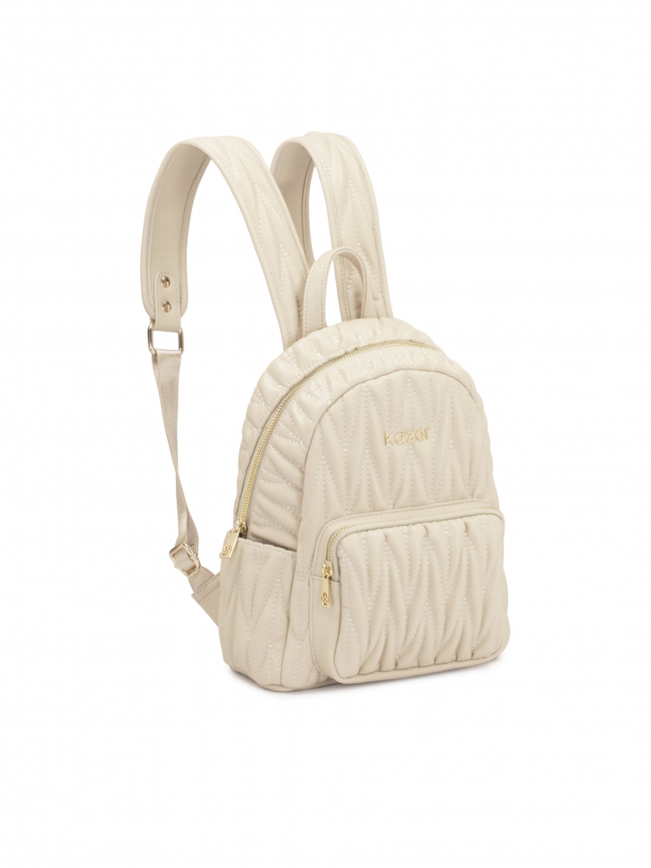 Zaino in pelle trapuntata MOXIE