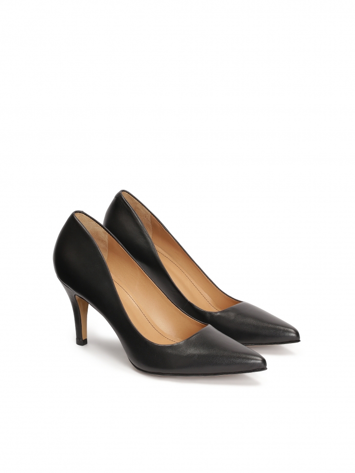 Décolleté nere con tomaia ondulata ELOISE